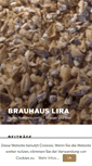 Mobile Screenshot of brauhaus-lira.de